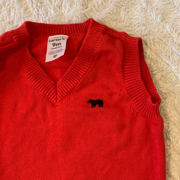 Red sweater vest ♥️ - Picture 2 of 5